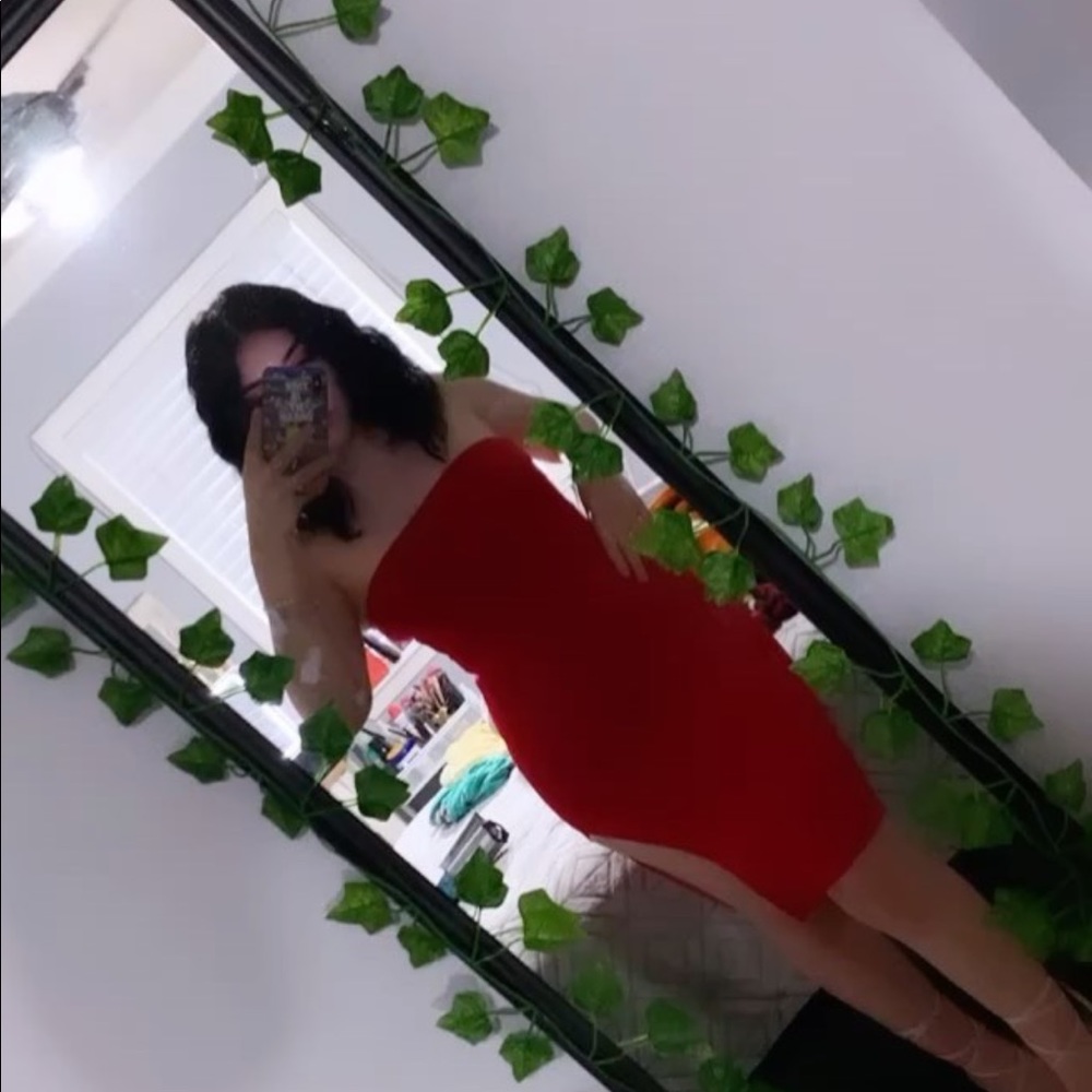 Red dress